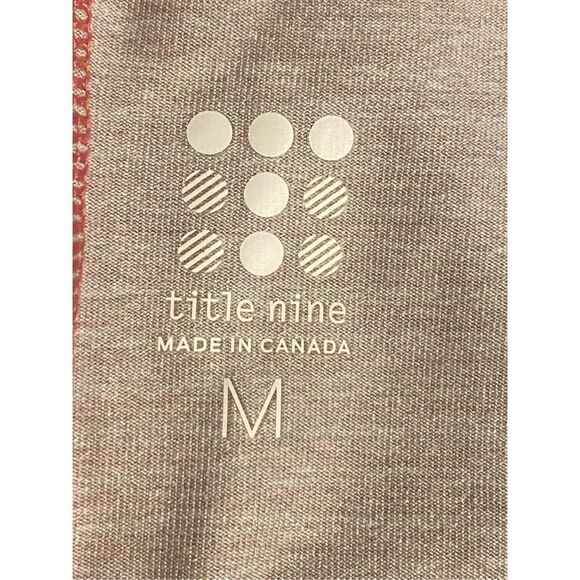 Title Nine Buttah Red Gray Striped Alpha Athleisure Athletic Sheath Tank Dress S - Picture 5 of 5